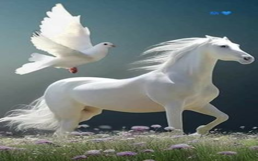 White horse and dove wallpaper from Chrome web store to be run with OffiDocs Chromium online White horse and dove wallpaper from Chrome web store to be run with OffiDocs Chromium online