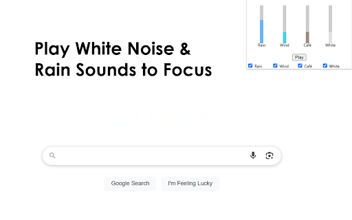 White Noise Sound App from Chrome web store to be run with OffiDocs Chromium online White Noise Sound App from Chrome web store to be run with OffiDocs Chromium online