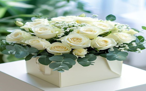 White rose basket wallpaper from Chrome web store to be run with OffiDocs Chromium online White rose basket wallpaper from Chrome web store to be run with OffiDocs Chromium online