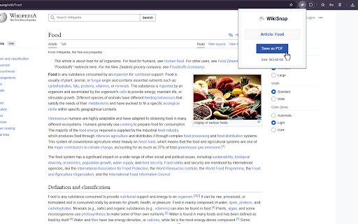 WikiSnap from Chrome web store to be run with OffiDocs Chromium online WikiSnap from Chrome web store to be run with OffiDocs Chromium online