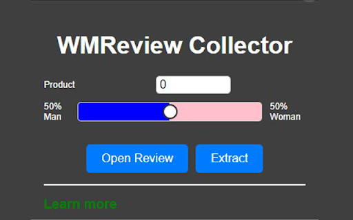 WmReview collector from Chrome web store to be run with OffiDocs Chromium online WmReview collector from Chrome web store to be run with OffiDocs Chromium online