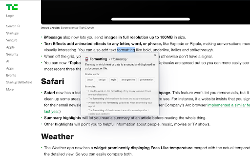 WordSensei GPT powered dictionary from Chrome web store to be run with OffiDocs Chromium online WordSensei GPT powered dictionary from Chrome web store to be run with OffiDocs Chromium online