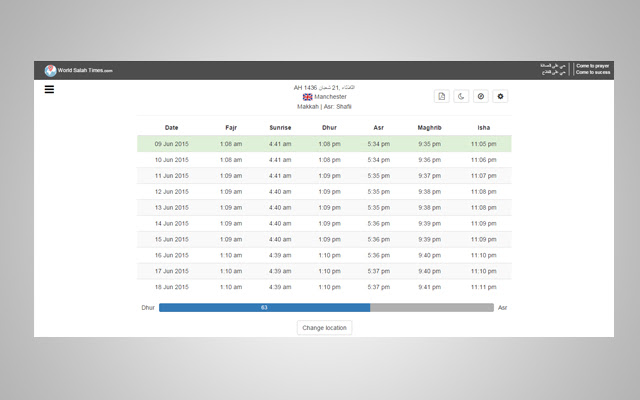 World Salah Times from Chrome web store to be run with OffiDocs Chromium online World Salah Times from Chrome web store to be run with OffiDocs Chromium online