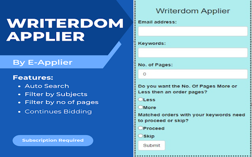 Writerdom Applier from Chrome web store to be run with OffiDocs Chromium online Writerdom Applier from Chrome web store to be run with OffiDocs Chromium online