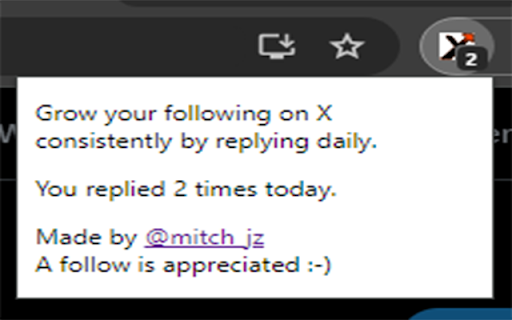 X.com Reply Tally from Chrome web store to be run with OffiDocs Chromium online X.com Reply Tally from Chrome web store to be run with OffiDocs Chromium online