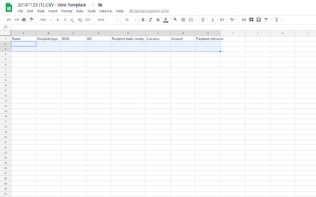 Xero to Revolut generator from Chrome web store to be run with OffiDocs Chromium online Xero to Revolut generator from Chrome web store to be run with OffiDocs Chromium online