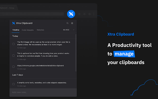 Xtra clipboard from Chrome web store to be run with OffiDocs Chromium online Xtra clipboard from Chrome web store to be run with OffiDocs Chromium online