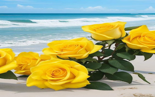 Yellow rose by the sea wallpaper from Chrome web store to be run with OffiDocs Chromium online Yellow rose by the sea wallpaper from Chrome web store to be run with OffiDocs Chromium online