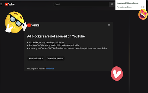 YouTube AdAway We skip, not block ads from Chrome web store to be run with OffiDocs Chromium online YouTube AdAway We skip, not block ads from Chrome web store to be run with OffiDocs Chromium online