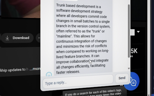 YouTubeAIChat from Chrome web store to be run with OffiDocs Chromium online YouTubeAIChat from Chrome web store to be run with OffiDocs Chromium online