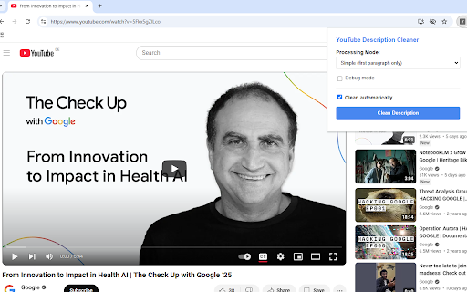 YouTube Description Rewriter from Chrome web store to be run with OffiDocs Chromium online YouTube Description Rewriter from Chrome web store to be run with OffiDocs Chromium online