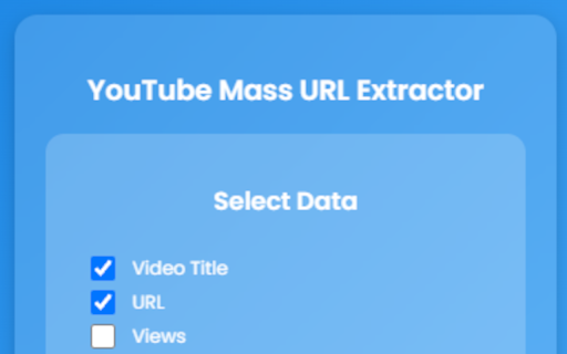 YouTube Mass URL Extractor from Chrome web store to be run with OffiDocs Chromium online YouTube Mass URL Extractor from Chrome web store to be run with OffiDocs Chromium online