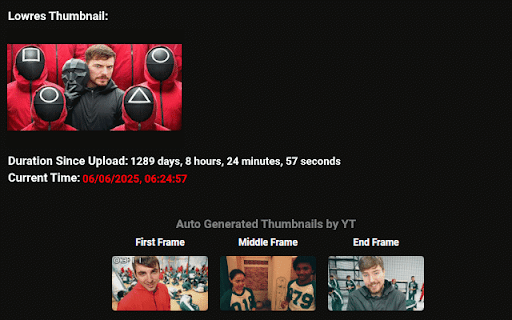 YouTube Video Info from Chrome web store to be run with OffiDocs Chromium online YouTube Video Info from Chrome web store to be run with OffiDocs Chromium online