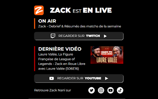 Zack Nani Live Extension from Chrome web store to be run with OffiDocs Chromium online Zack Nani Live Extension from Chrome web store to be run with OffiDocs Chromium online