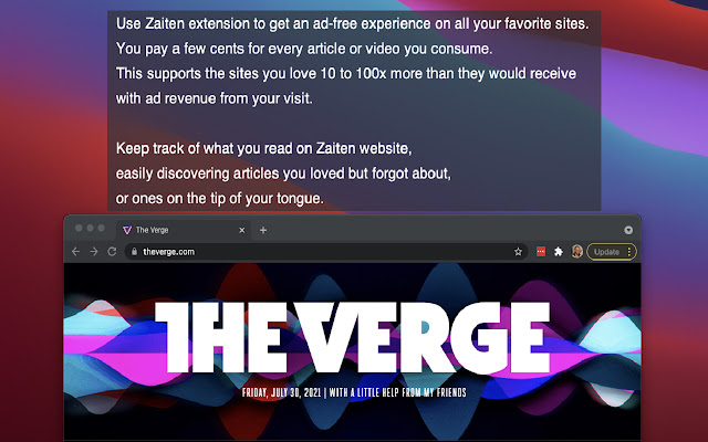 Zaiten from Chrome web store to be run with OffiDocs Chromium online Zaiten from Chrome web store to be run with OffiDocs Chromium online