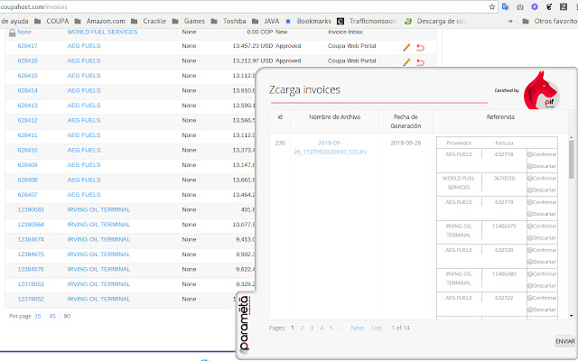 Zcarga_invoices plugin Test from Chrome web store to be run with OffiDocs Chromium online Zcarga_invoices plugin Test from Chrome web store to be run with OffiDocs Chromium online