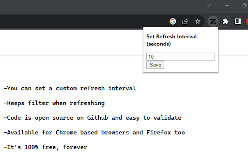 ZendeskAutoRefresh from Chrome web store to be run with OffiDocs Chromium online ZendeskAutoRefresh from Chrome web store to be run with OffiDocs Chromium online