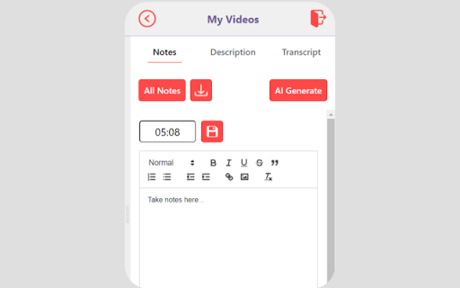 ZippyNotes Take notes on YouTube videos from Chrome web store to be run with OffiDocs Chromium online ZippyNotes Take notes on YouTube videos from Chrome web store to be run with OffiDocs Chromium online