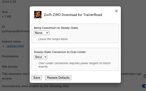 Zwift ZWO Download for TrainerRoad from Chrome web store to be run with OffiDocs Chromium online Zwift ZWO Download for TrainerRoad from Chrome web store to be run with OffiDocs Chromium online