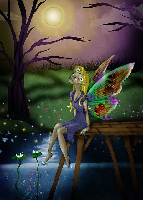 Free download Story Magic Lake free illustration to be edited with GIMP online image editor