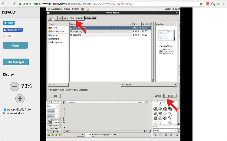 OffiDocs save in directory OffiDocs save in directory