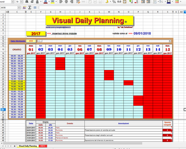 Free download Visual Daily Planning DOC, XLS or PPT template free to be edited with LibreOffice online or OpenOffice Desktop online