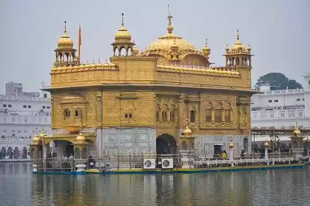 Free download Amritsar Golden Temple Punjab free photo template to be edited with GIMP online image editor