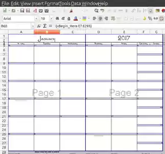 Free download Calendar Creator DOC, XLS or PPT template free to be edited with LibreOffice online or OpenOffice Desktop online