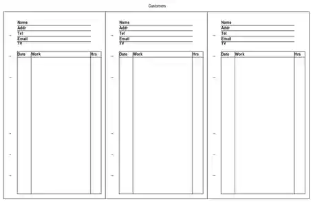 Free download Chronoplan Midi DOC, XLS or PPT template free to be edited with LibreOffice online or OpenOffice Desktop online