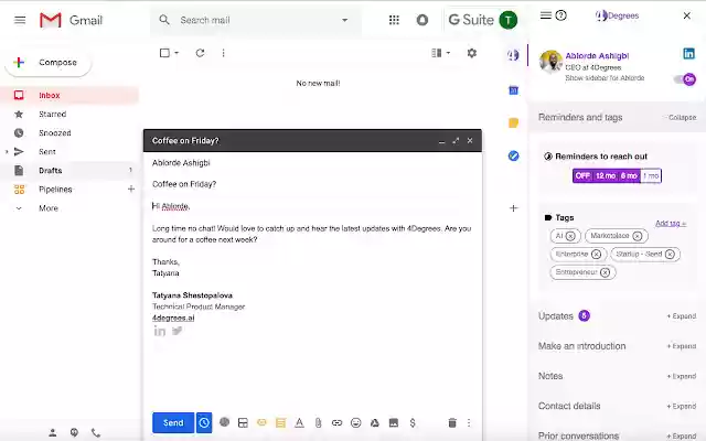 4Degrees for Chrome from Chrome web store to be run with OffiDocs Chromium online 4Degrees for Chrome from Chrome web store to be run with OffiDocs Chromium online