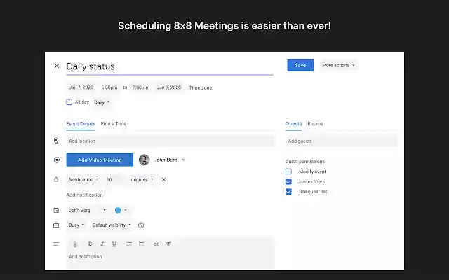 8x8 Meet for Google Chrome from Chrome web store to be run with OffiDocs Chromium online 8x8 Meet for Google Chrome from Chrome web store to be run with OffiDocs Chromium online