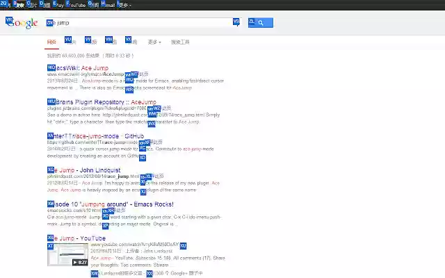Ace Jump from Chrome web store to be run with OffiDocs Chromium online Ace Jump from Chrome web store to be run with OffiDocs Chromium online