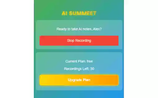 AI Summeet from Chrome web store to be run with OffiDocs Chromium online AI Summeet from Chrome web store to be run with OffiDocs Chromium online