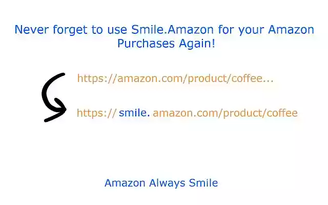 Amazon Keep Smiling from Chrome web store to be run with OffiDocs Chromium online Amazon Keep Smiling from Chrome web store to be run with OffiDocs Chromium online