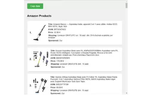 Amazon Search Result Scraper from Chrome web store to be run with OffiDocs Chromium online Amazon Search Result Scraper from Chrome web store to be run with OffiDocs Chromium online