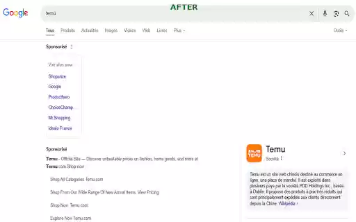 Anti Temu – Temu Blocker for Google from Chrome web store to be run with OffiDocs Chromium online Anti Temu – Temu Blocker for Google from Chrome web store to be run with OffiDocs Chromium online