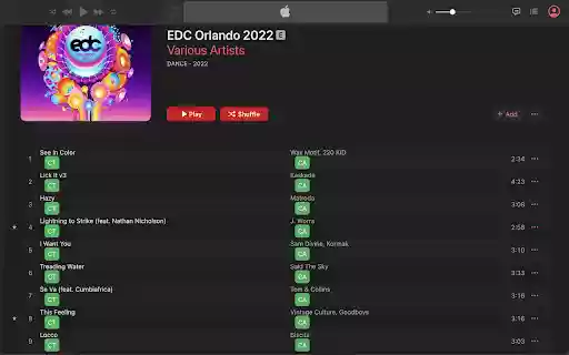 Apple Music Tracklist Helper from Chrome web store to be run with OffiDocs Chromium online Apple Music Tracklist Helper from Chrome web store to be run with OffiDocs Chromium online