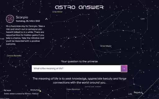 Astro Answer New Tab from Chrome web store to be run with OffiDocs Chromium online Astro Answer New Tab from Chrome web store to be run with OffiDocs Chromium online