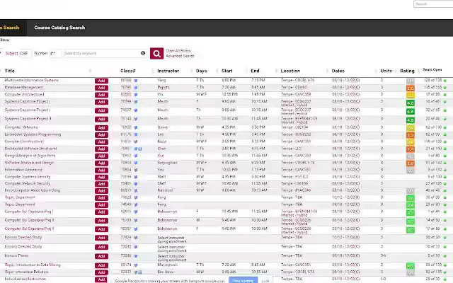 ASU Professor Ratings from Chrome web store to be run with OffiDocs Chromium online ASU Professor Ratings from Chrome web store to be run with OffiDocs Chromium online