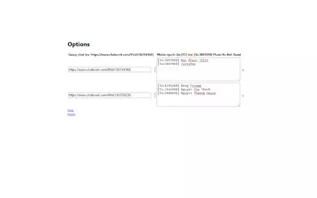Autofill Chatwork from Chrome web store to be run with OffiDocs Chromium online Autofill Chatwork from Chrome web store to be run with OffiDocs Chromium online