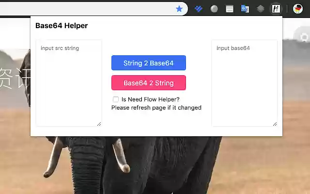 Base64 Helper from Chrome web store to be run with OffiDocs Chromium online Base64 Helper from Chrome web store to be run with OffiDocs Chromium online