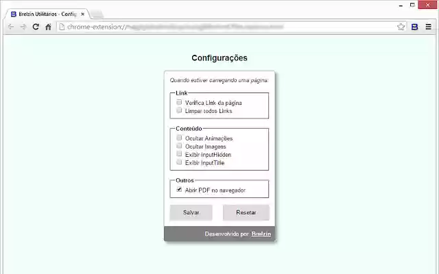 Brelzin Utilitários from Chrome web store to be run with OffiDocs Chromium online Brelzin Utilitários from Chrome web store to be run with OffiDocs Chromium online
