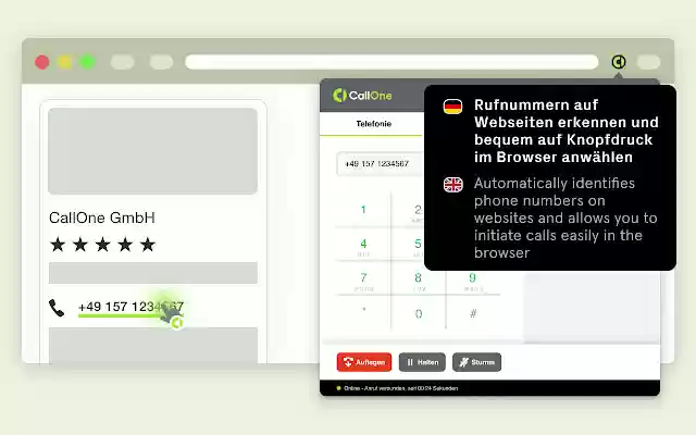 CallOne Click To Dial from Chrome web store to be run with OffiDocs Chromium online CallOne Click To Dial from Chrome web store to be run with OffiDocs Chromium online