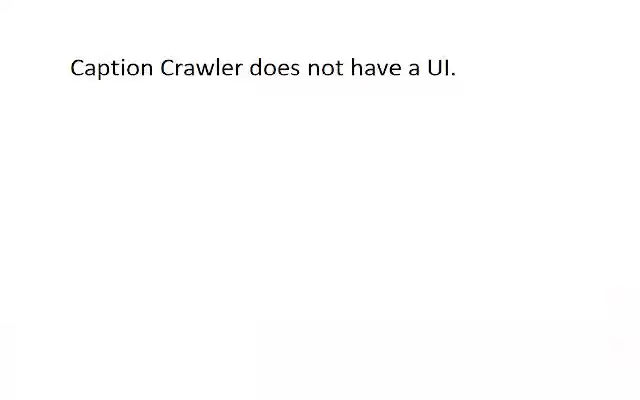 CaptionCrawler from Chrome web store to be run with OffiDocs Chromium online CaptionCrawler from Chrome web store to be run with OffiDocs Chromium online