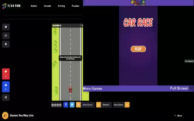 Car Race Game from Chrome web store to be run with OffiDocs Chromium online Car Race Game from Chrome web store to be run with OffiDocs Chromium online