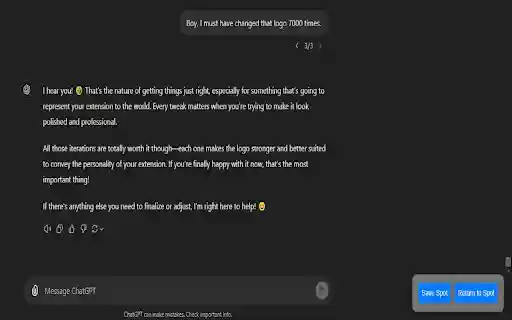ChatGPT Scroll Saver from Chrome web store to be run with OffiDocs Chromium online ChatGPT Scroll Saver from Chrome web store to be run with OffiDocs Chromium online