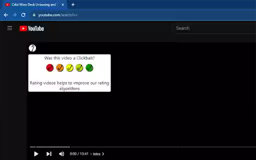 Clickbait Rate from Chrome web store to be run with OffiDocs Chromium online Clickbait Rate from Chrome web store to be run with OffiDocs Chromium online