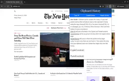Clipboard Cache History from Chrome web store to be run with OffiDocs Chromium online Clipboard Cache History from Chrome web store to be run with OffiDocs Chromium online