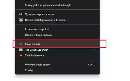 Close Tab Extension from Chrome web store to be run with OffiDocs Chromium online Close Tab Extension from Chrome web store to be run with OffiDocs Chromium online