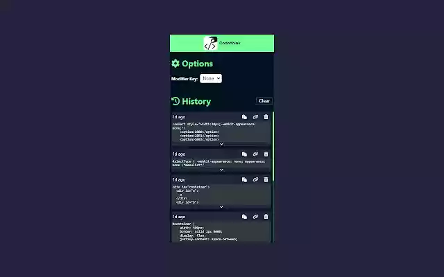 CodeYoink from Chrome web store to be run with OffiDocs Chromium online CodeYoink from Chrome web store to be run with OffiDocs Chromium online